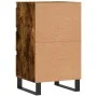 Aparador madera de ingeniería roble ahumado 40x35x70 cm de vidaXL, Aparadores - Ref: Foro24-831105, Precio: 63,74 €, Descuent...