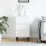 Aparador madera de ingeniería blanco 40x35x70 cm de vidaXL, Aparadores - Ref: Foro24-831100, Precio: 66,15 €, Descuento: %
