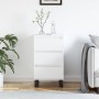 Aparador madera de ingeniería blanco 40x35x70 cm de vidaXL, Aparadores - Ref: Foro24-831100, Precio: 67,01 €, Descuento: %