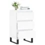 Aparador madera de ingeniería blanco 40x35x70 cm de vidaXL, Aparadores - Ref: Foro24-831100, Precio: 66,15 €, Descuento: %