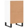Aparador madera de ingeniería blanco 40x35x70 cm de vidaXL, Aparadores - Ref: Foro24-831100, Precio: 66,15 €, Descuento: %