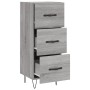 Aparador madera de ingeniería gris Sonoma 34,5x34x90 cm de vidaXL, Aparadores - Ref: Foro24-828602, Precio: 68,51 €, Descuent...