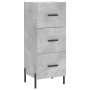 Aparador de madera contrachapada gris hormigón 34,5x34x90 cm de vidaXL, Aparadores - Ref: Foro24-828616, Precio: 77,74 €, Des...