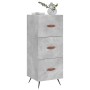 Aparador de madera contrachapada gris hormigón 34,5x34x90 cm de vidaXL, Aparadores - Ref: Foro24-828576, Precio: 68,67 €, Des...