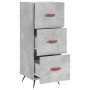 Aparador de madera contrachapada gris hormigón 34,5x34x90 cm de vidaXL, Aparadores - Ref: Foro24-828576, Precio: 68,67 €, Des...