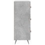 Aparador de madera contrachapada gris hormigón 34,5x34x90 cm de vidaXL, Aparadores - Ref: Foro24-828576, Precio: 68,67 €, Des...