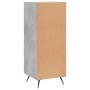 Aparador de madera contrachapada gris hormigón 34,5x34x90 cm de vidaXL, Aparadores - Ref: Foro24-828576, Precio: 68,67 €, Des...
