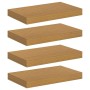 Estante de pared 4 pcs Beige 40 x 23,5 x 4 cm en Estanterías | Comprar online en Foru.es