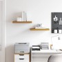 Estante de pared Montaje en la pared 2 pcs Beige 50 x 23 x 4 cm en Estanterías | Comprar online en Foru.es