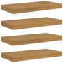 Estante de pared 4 pcs Beige 50 x 23,5 x 4 cm en Estanterías | Comprar online en Foru.es
