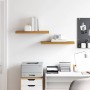 Estante de pared 2 pcs Beige 60 x 23,5 x 4 cm en Estanterías | Comprar online en Foru.es
