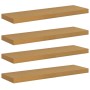 Estante de pared 4 pcs Beige 80 x 23,5 x 4 cm en Estanterías | Comprar online en Foru.es