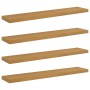 Estante de pared 4 pcs Beige 120 x 23,5 x 4 cm en Estanterías | Comprar online en Foru.es