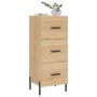 Aparador madera contrachapada color roble Sonoma 34,5x34x90 cm de vidaXL, Aparadores - Ref: Foro24-828615, Precio: 80,03 €, D...