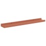 Estante de pared 2 pcs Rojo 60 x 9 x 3 cm Madera de ingeniería en Estanterías | Comprar online en Foru.es
