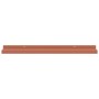 Estante de pared 2 pcs Rojo 60 x 9 x 3 cm Madera de ingeniería en Estanterías | Comprar online en Foru.es