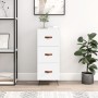 Aparador madera de ingeniería blanco 34,5x34x90 cm de vidaXL, Aparadores - Ref: Foro24-828572, Precio: 70,85 €, Descuento: %