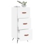 Aparador madera de ingeniería blanco 34,5x34x90 cm de vidaXL, Aparadores - Ref: Foro24-828572, Precio: 70,85 €, Descuento: %