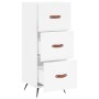 Aparador madera de ingeniería blanco 34,5x34x90 cm de vidaXL, Aparadores - Ref: Foro24-828572, Precio: 70,85 €, Descuento: %