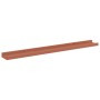 Estante de pared 2 pcs Rojo 80 x 9 x 3 cm Madera de ingeniería en Estanterías | Comprar online en Foru.es