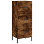 Aparador madera de ingeniería roble ahumado 34,5x34x90 cm de vidaXL, Aparadores - Ref: Foro24-828617, Precio: 77,84 €, Descue...