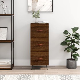 Aparador madera de ingeniería marrón roble 34,5x34x90 cm de vidaXL, Aparadores - Ref: Foro24-828579, Precio: 70,72 €, Descuen...