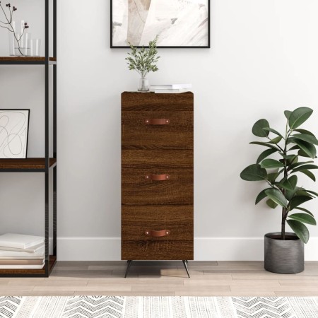 Aparador madera de ingeniería marrón roble 34,5x34x90 cm de vidaXL, Aparadores - Ref: Foro24-828579, Precio: 70,72 €, Descuen...