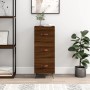Aparador madera de ingeniería marrón roble 34,5x34x90 cm de vidaXL, Aparadores - Ref: Foro24-828579, Precio: 70,72 €, Descuen...