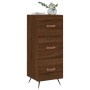 Aparador madera de ingeniería marrón roble 34,5x34x90 cm de vidaXL, Aparadores - Ref: Foro24-828579, Precio: 70,72 €, Descuen...