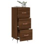 Aparador madera de ingeniería marrón roble 34,5x34x90 cm de vidaXL, Aparadores - Ref: Foro24-828579, Precio: 70,72 €, Descuen...