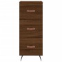 Aparador madera de ingeniería marrón roble 34,5x34x90 cm de vidaXL, Aparadores - Ref: Foro24-828579, Precio: 70,72 €, Descuen...