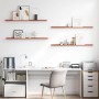 Estante de pared 4 pcs Rojo 115 x 9 x 3 cm Madera de ingeniería en Estanterías | Comprar online en Foru.es