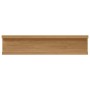 Estante de pared con estante 2 pcs Marrón 40 x 9 x 3 cm en Estanterías | Comprar online en Foru.es