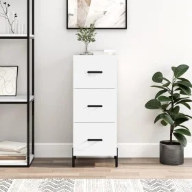 Aparador madera de ingeniería blanco 34,5x34x90 cm de vidaXL, Aparadores - Ref: Foro24-828612, Precio: 79,51 €, Descuento: %