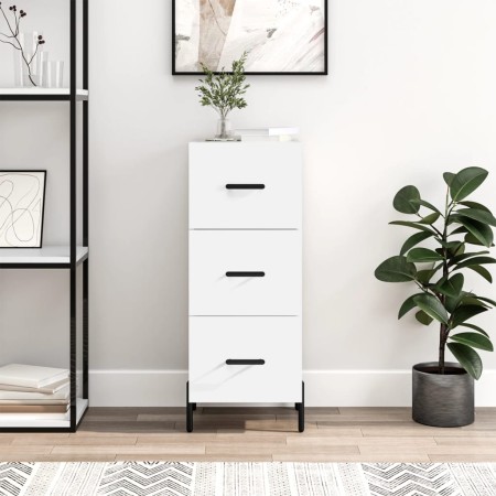 Aparador madera de ingeniería blanco 34,5x34x90 cm de vidaXL, Aparadores - Ref: Foro24-828612, Precio: 82,79 €, Descuento: %