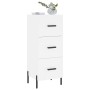 Aparador madera de ingeniería blanco 34,5x34x90 cm de vidaXL, Aparadores - Ref: Foro24-828612, Precio: 82,79 €, Descuento: %