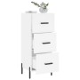 Aparador madera de ingeniería blanco 34,5x34x90 cm de vidaXL, Aparadores - Ref: Foro24-828612, Precio: 82,79 €, Descuento: %