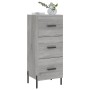 Aparador madera de ingeniería gris Sonoma 34,5x34x90 cm de vidaXL, Aparadores - Ref: Foro24-828618, Precio: 80,15 €, Descuent...