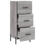 Aparador madera de ingeniería gris Sonoma 34,5x34x90 cm de vidaXL, Aparadores - Ref: Foro24-828618, Precio: 80,15 €, Descuent...