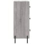 Aparador madera de ingeniería gris Sonoma 34,5x34x90 cm de vidaXL, Aparadores - Ref: Foro24-828618, Precio: 80,15 €, Descuent...