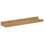 Estante de pared con estante 4 pcs Marrón 40 x 9 x 3 cm en Estanterías | Comprar online en Foru.es