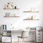 Estante de pared con estante 4 pcs Marrón 100 x 9 x 3 cm en Estanterías | Comprar online en Foru.es