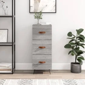 Aparador madera de ingeniería gris Sonoma 34,5x34x90 cm de vidaXL, Aparadores - Ref: Foro24-828578, Precio: 69,85 €, Descuent...
