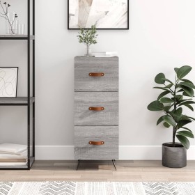 Aparador madera de ingeniería gris Sonoma 34,5x34x90 cm de vidaXL, Aparadores - Ref: Foro24-828578, Precio: 70,51 €, Descuent...