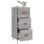 Aparador madera de ingeniería gris Sonoma 34,5x34x90 cm de vidaXL, Aparadores - Ref: Foro24-828578, Precio: 70,51 €, Descuent...