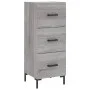 Sonoma gray engineered wood sideboard 34.5x34x90 cm by vidaXL, Sideboards - Ref: Foro24-828610, Price: 76,68 €, Discount: %