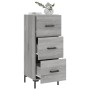 Aparador madera de ingeniería gris Sonoma 34,5x34x90 cm de vidaXL, Aparadores - Ref: Foro24-828610, Precio: 77,68 €, Descuent...