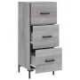 Sonoma gray engineered wood sideboard 34.5x34x90 cm by vidaXL, Sideboards - Ref: Foro24-828610, Price: 76,68 €, Discount: %