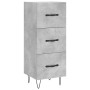 Aparador de madera contrachapada gris hormigón 34,5x34x90 cm de vidaXL, Aparadores - Ref: Foro24-828600, Precio: 66,85 €, Des...
