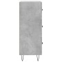 Aparador de madera contrachapada gris hormigón 34,5x34x90 cm de vidaXL, Aparadores - Ref: Foro24-828600, Precio: 66,85 €, Des...